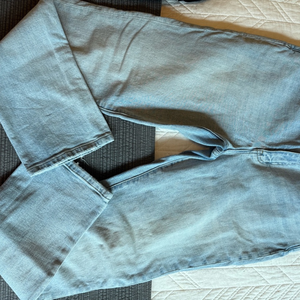 Oliver Logan Crosby Straight Leg Jeans - Light Blue
